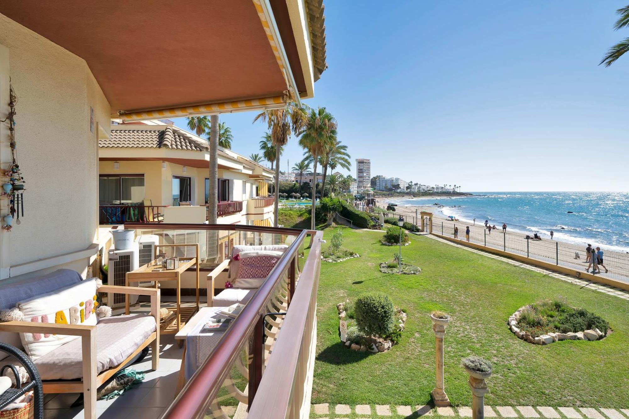 Casa Mar Apartamento Front Beach Con Wifi, Piscina, Padel Y Tenis - Lubina Del Sol Sitio de Calahonda ภายนอก รูปภาพ