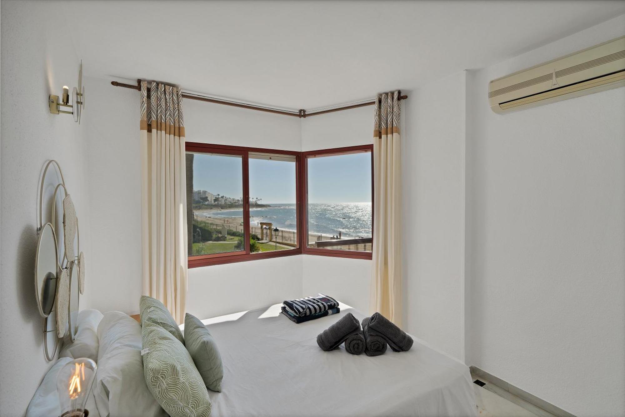 Casa Mar Apartamento Front Beach Con Wifi, Piscina, Padel Y Tenis - Lubina Del Sol Sitio de Calahonda ภายนอก รูปภาพ