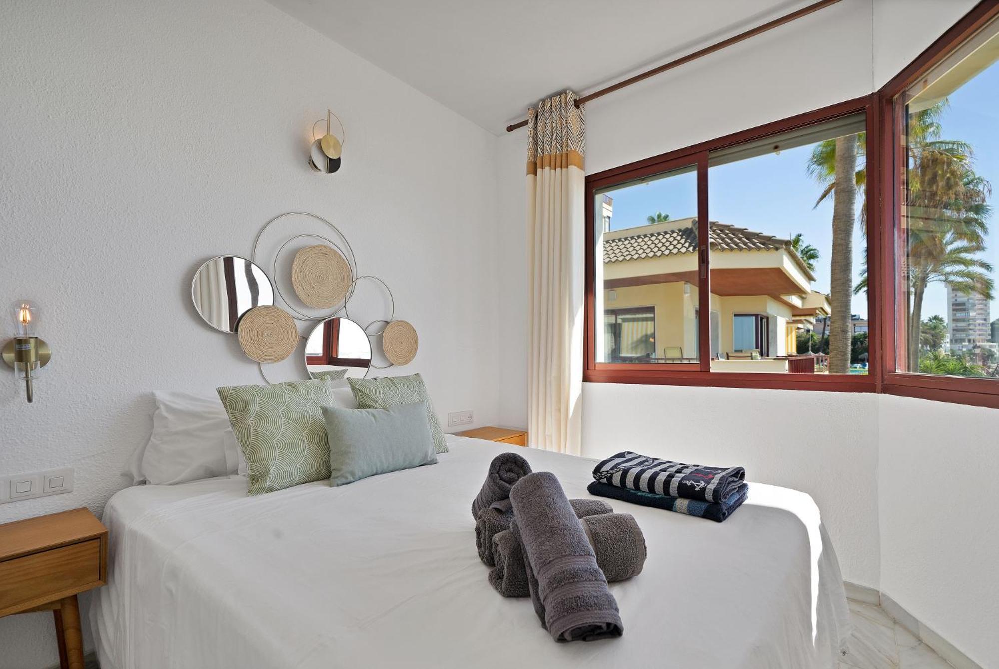 Casa Mar Apartamento Front Beach Con Wifi, Piscina, Padel Y Tenis - Lubina Del Sol Sitio de Calahonda ภายนอก รูปภาพ