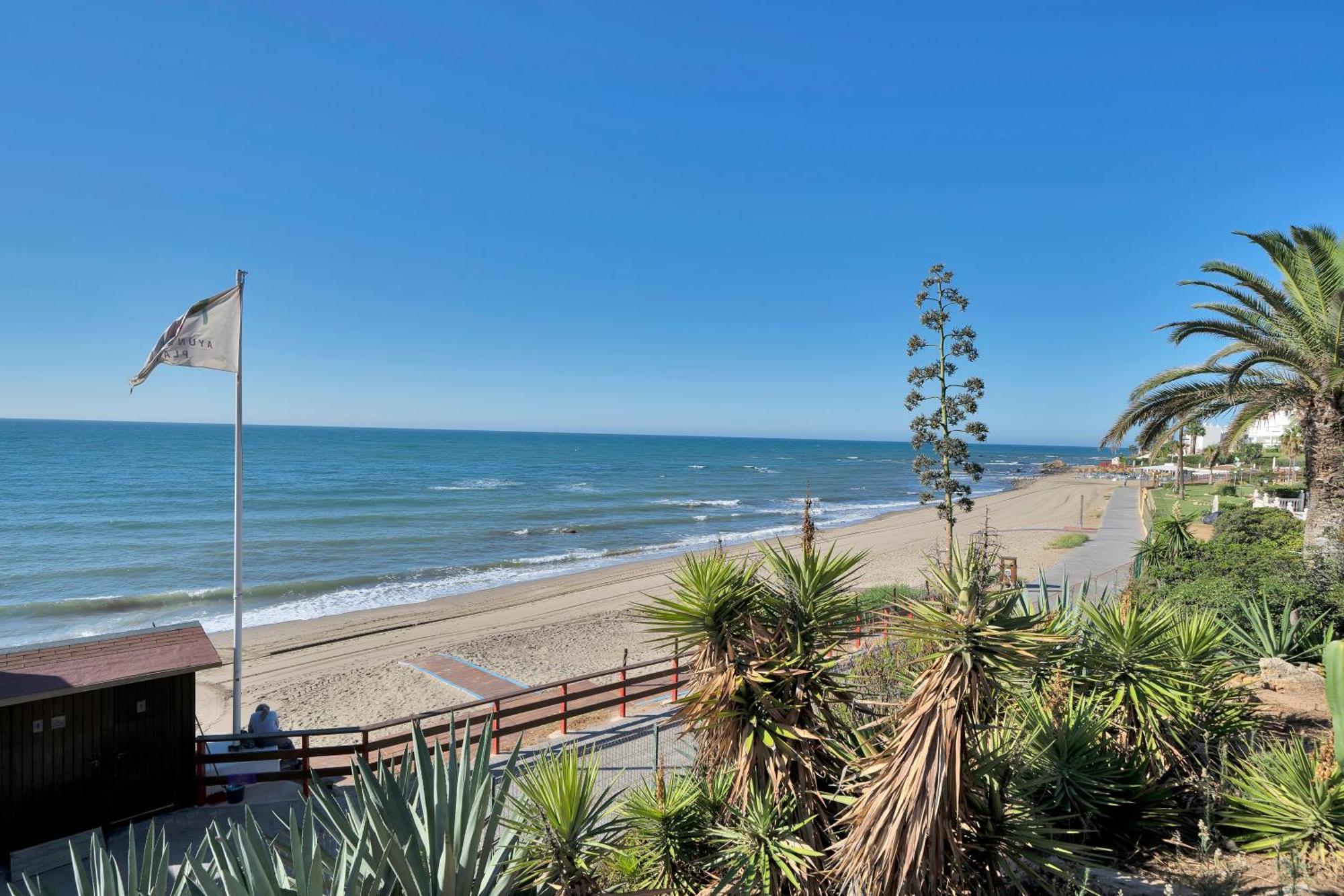 Casa Mar Apartamento Front Beach Con Wifi, Piscina, Padel Y Tenis - Lubina Del Sol Sitio de Calahonda ภายนอก รูปภาพ