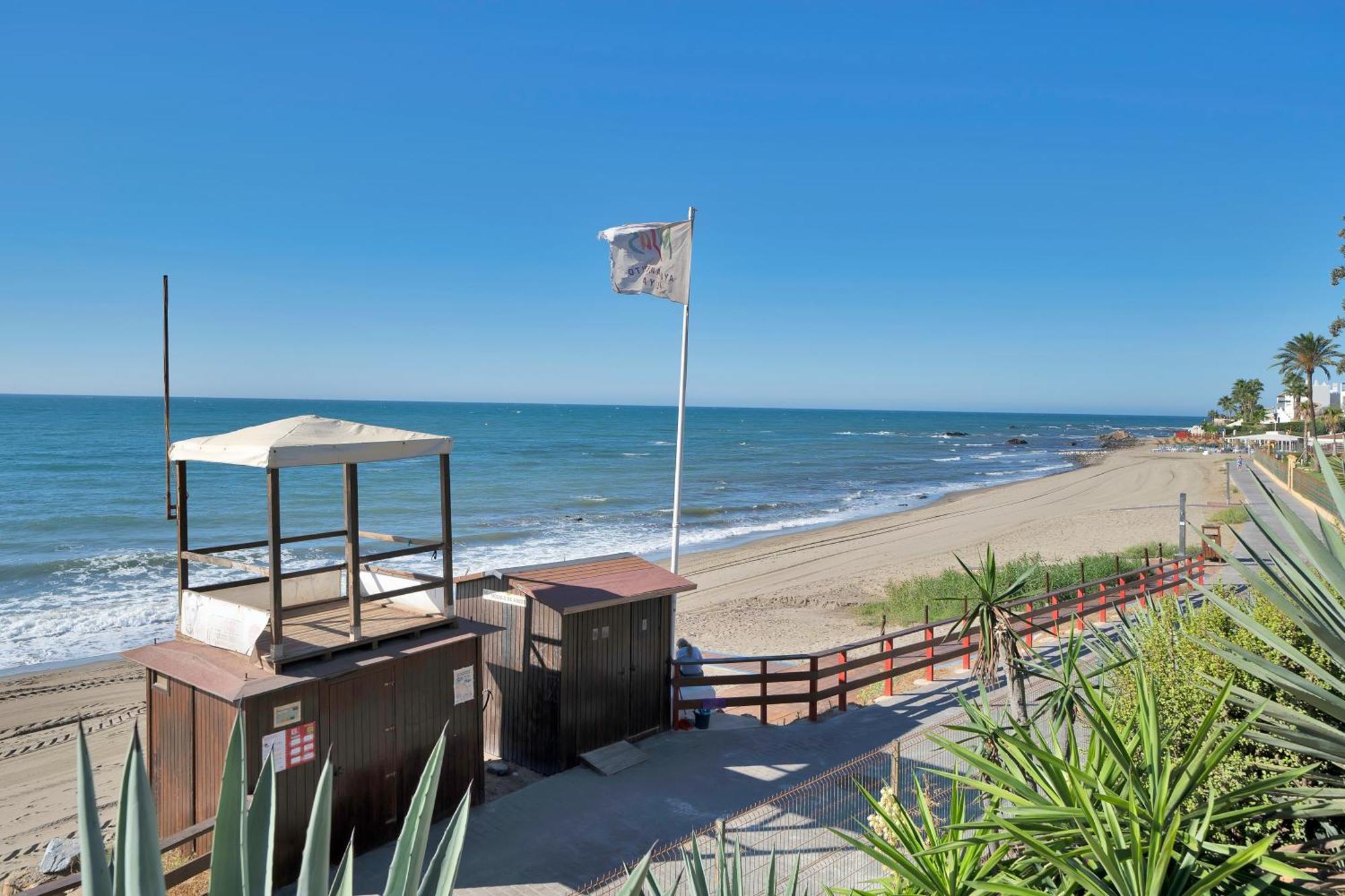 Casa Mar Apartamento Front Beach Con Wifi, Piscina, Padel Y Tenis - Lubina Del Sol Sitio de Calahonda ภายนอก รูปภาพ