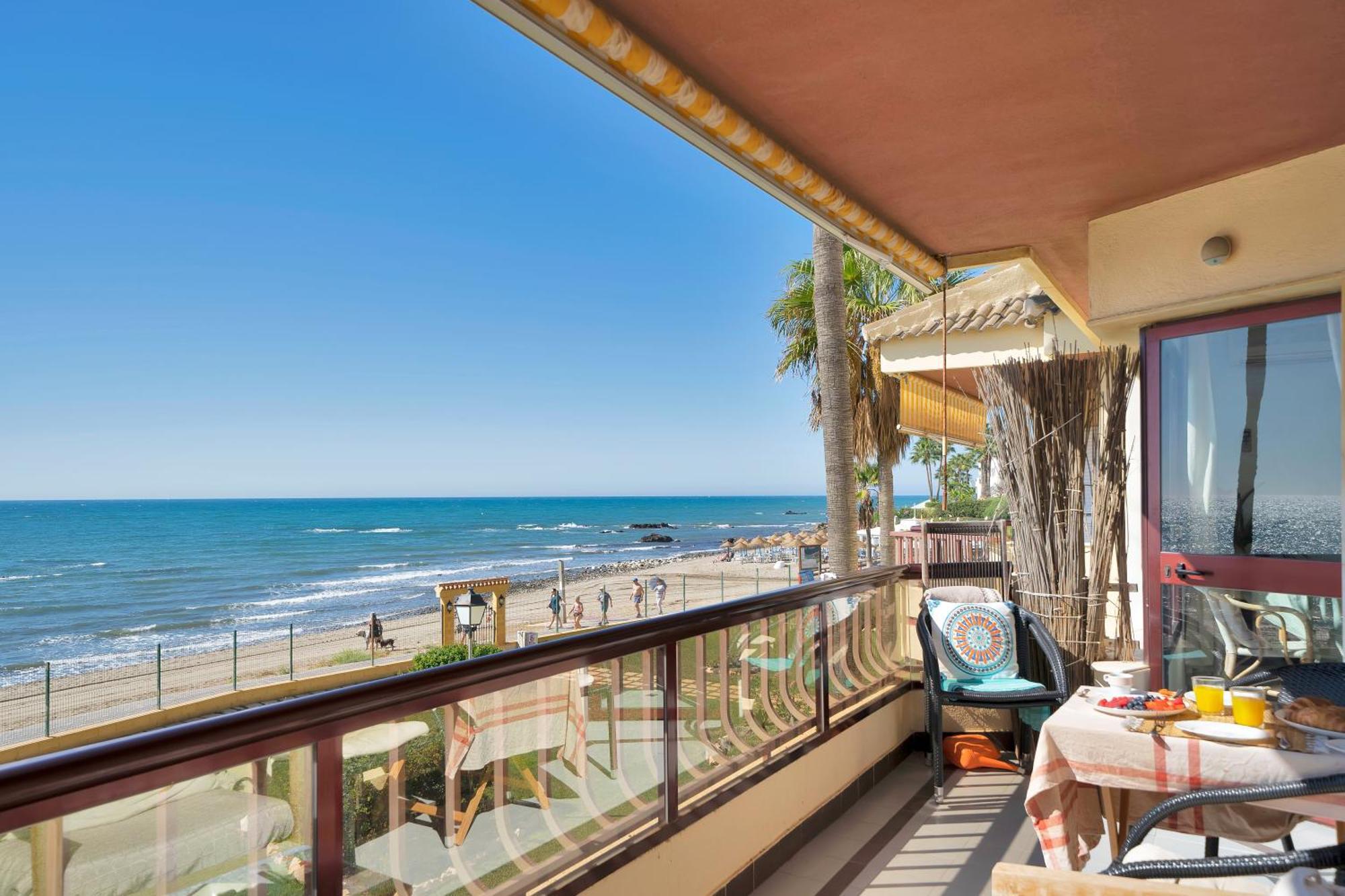 Casa Mar Apartamento Front Beach Con Wifi, Piscina, Padel Y Tenis - Lubina Del Sol Sitio de Calahonda ภายนอก รูปภาพ