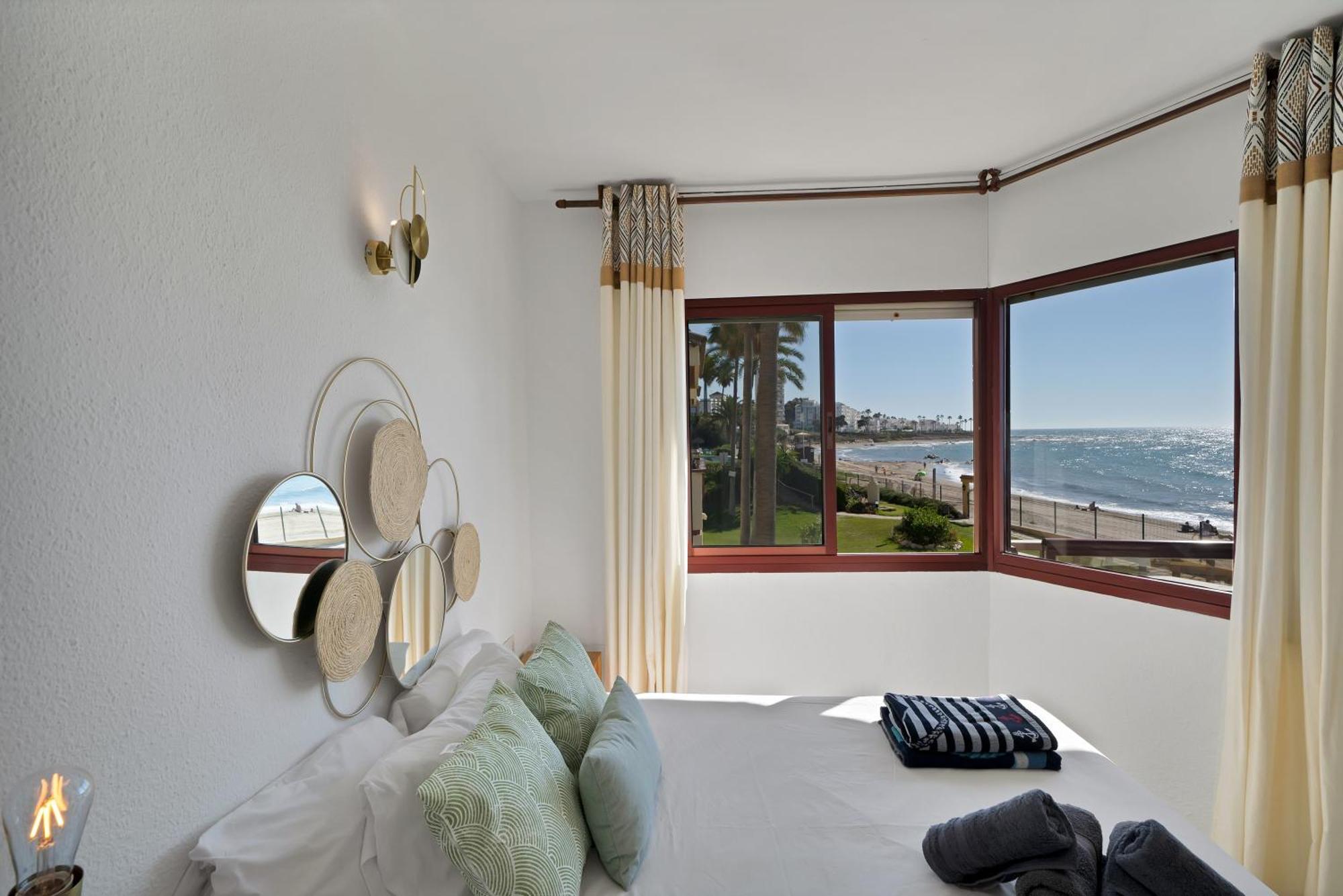 Casa Mar Apartamento Front Beach Con Wifi, Piscina, Padel Y Tenis - Lubina Del Sol Sitio de Calahonda ภายนอก รูปภาพ